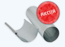 Akcija - polkrožni žlebovi in odtočne cevi